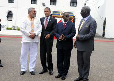 Obama in Ghana - Set Two  - Jerry John Rawlings
