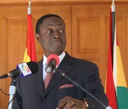 Dr Kwabena Duffuor, Minister of Finance and Economic Planning speaking at the official inauguration of the Economic and Commercial office of the Spain Embassy  - Kwabena Duffuor