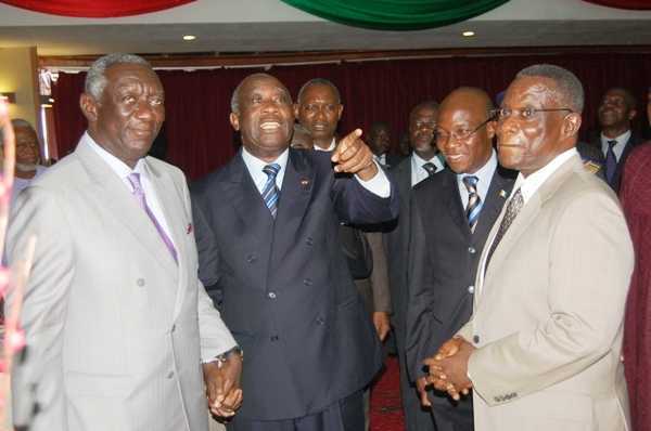 Mills Hosts President Gbagbo  - John Agyekum Kufuor