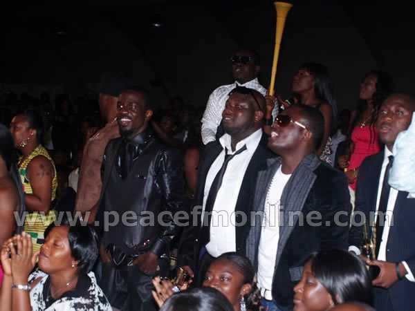 Sarkodie, Dr. Duncan, Chempe and Kill Beat all in suit  - Sarkodie
