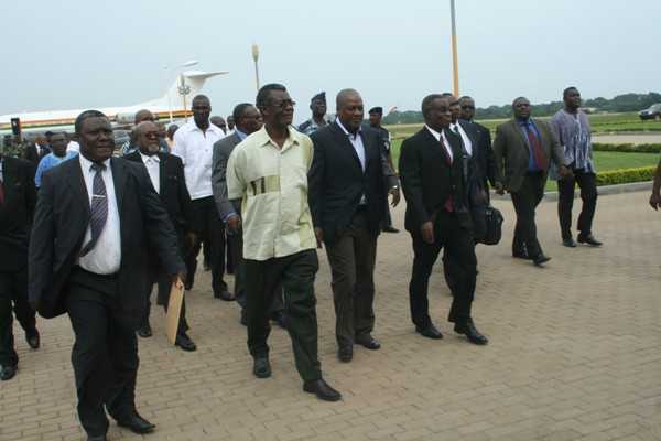 President Mills Returns to Accra after Attending Ecowas Summit in Cape Verde  - John Dramani Mahama
