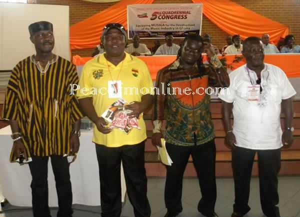 The four aspirants: Gyedu Blay Ambolley, Willie Roy, Obour and Nana Tuffour   - Gyedu-Blay Ambolley