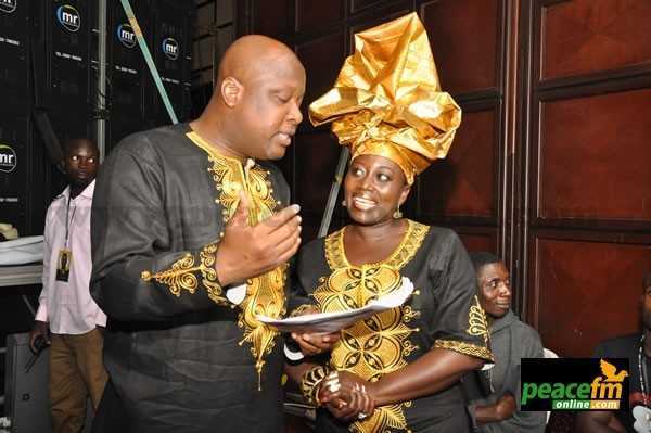 Emcees for the night- Chairman General Kwami Sefa Kayi and Akumah   - cee