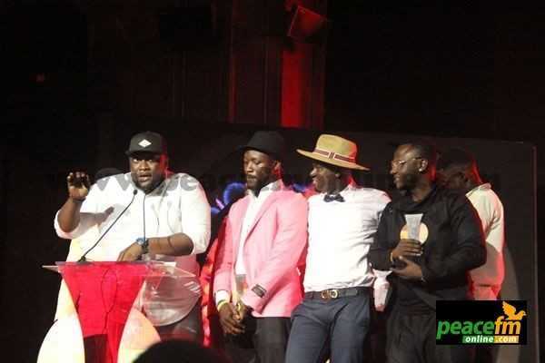 Angel and DJ Mensah represented Sarkodie and Kwame represented Castro with Abeiku Santana  - Sarkodie