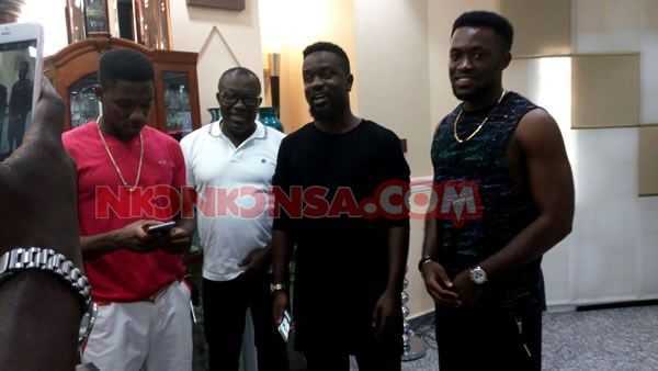 Sarkodie with Despite and his sons    - Sarkodie